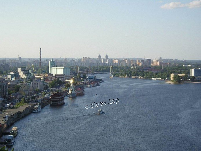 Киев. Рыбальский мост
